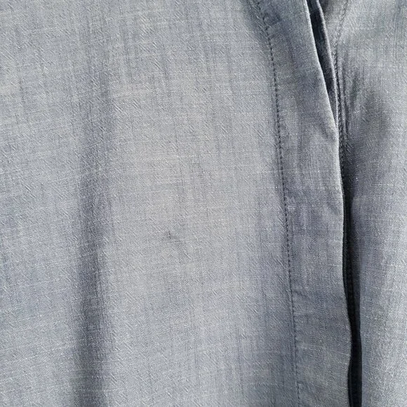 COS Blue Oversized Cotton Shirt Dress Pockets I Size M (fits L too) - Picture 7 of 14